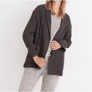 Madewell Quilted Blazer – XXL, Dark Gray